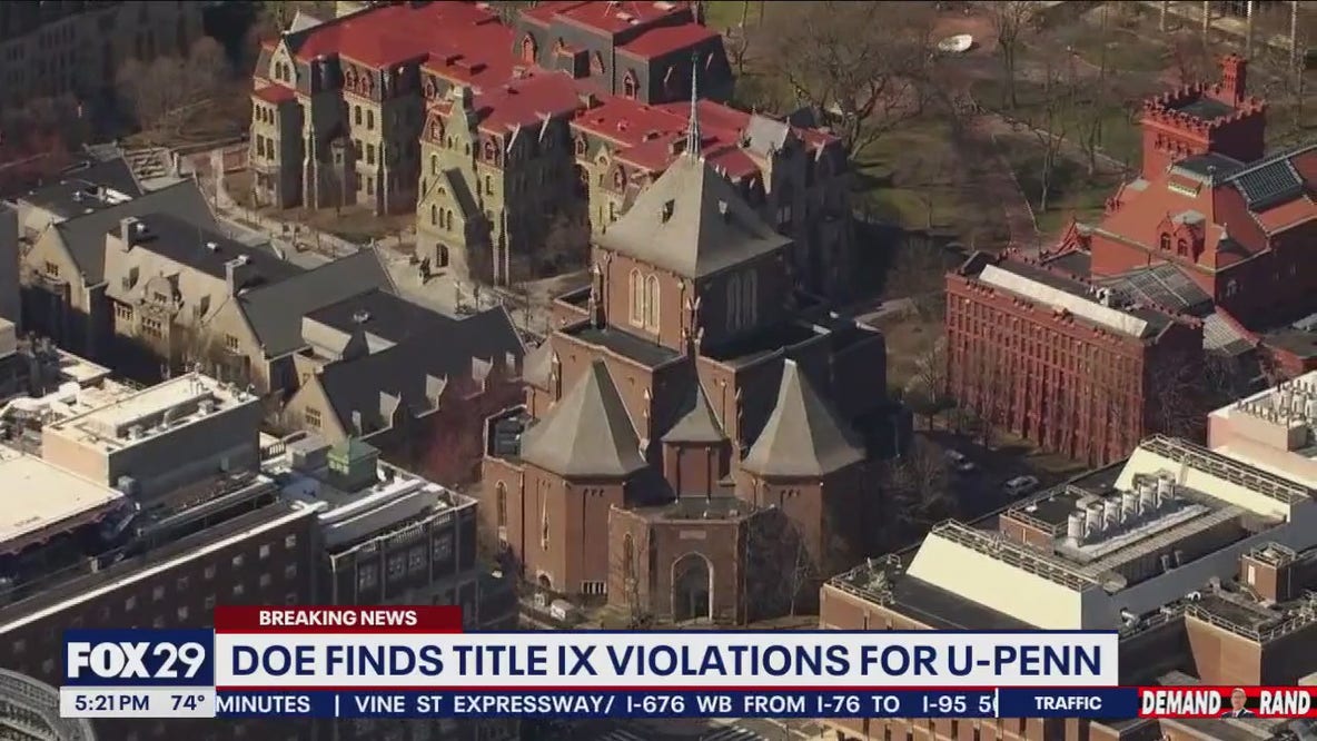 DOE finds Title IX violations for UPenn